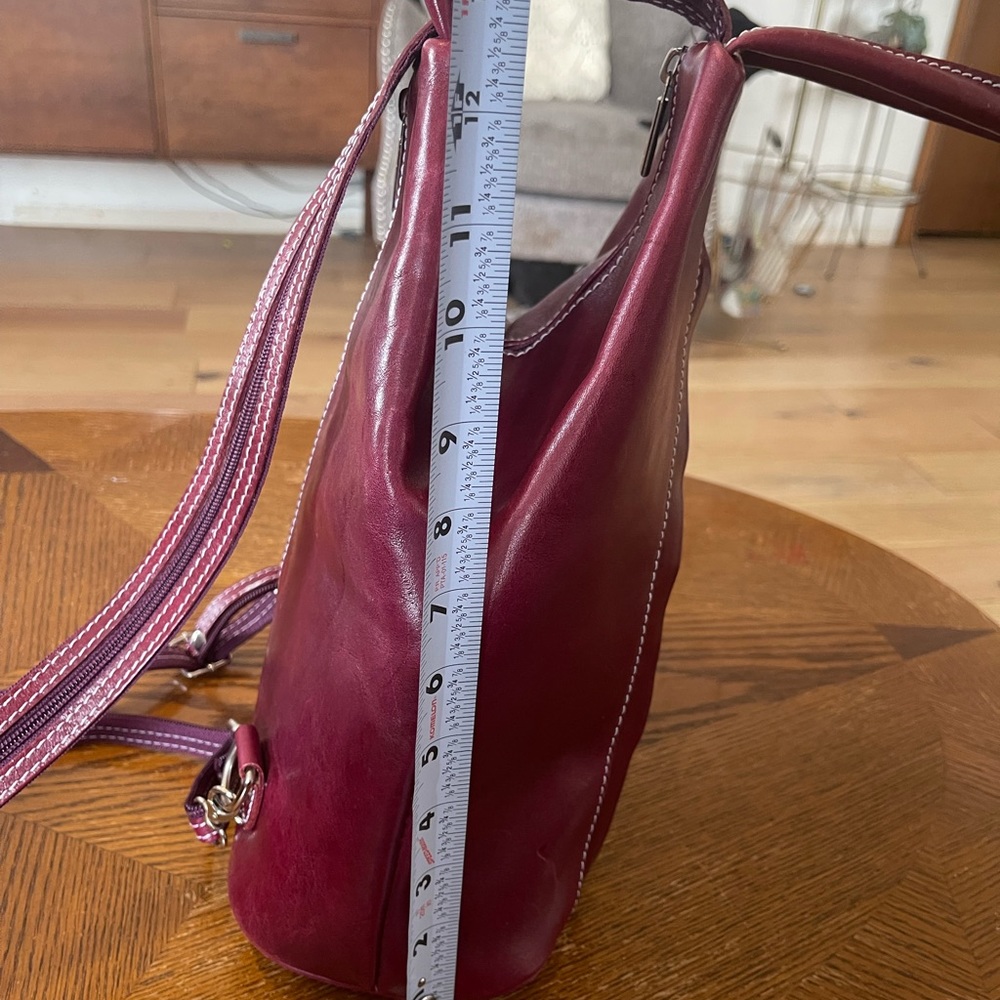 Vera Pelle Crossbody or Backpack Bag - Picture 4 of 12